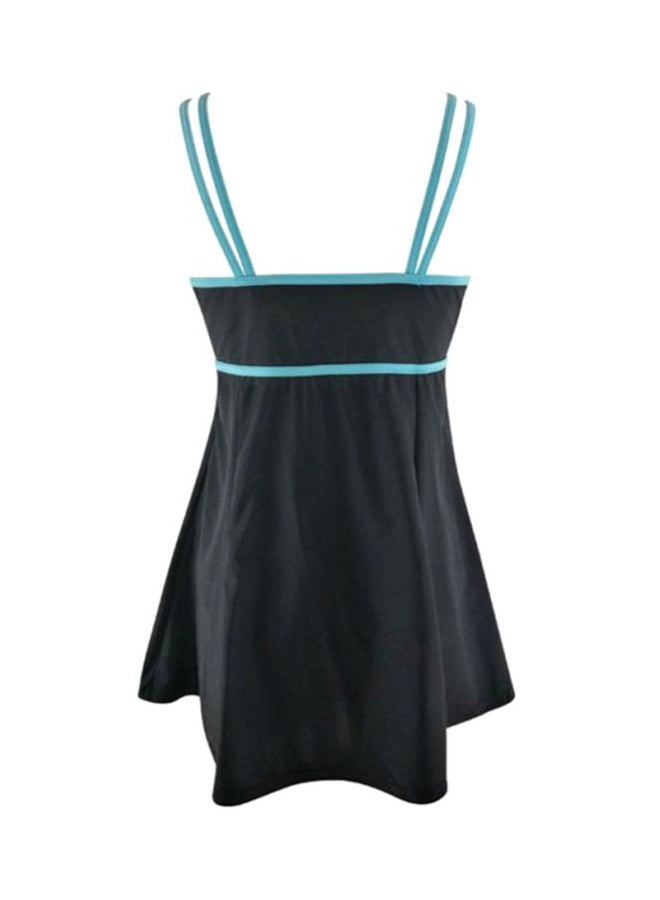 QiaoKai One-Piece Swimwear Black/Blue  - Image 2