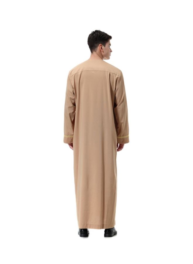 شاربدو قفطان برقبة مستديرة جملي - Image 2