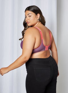 PARFAIT Wireless Unlined Sport Bra Tea Berry  - Image 2