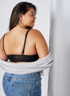 PARFAIT Plunge Longline Bra Black  - Image 2