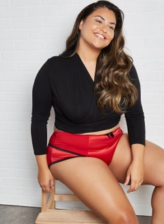 PARFAIT Highwaist Briefs Red&Black  - Image 3