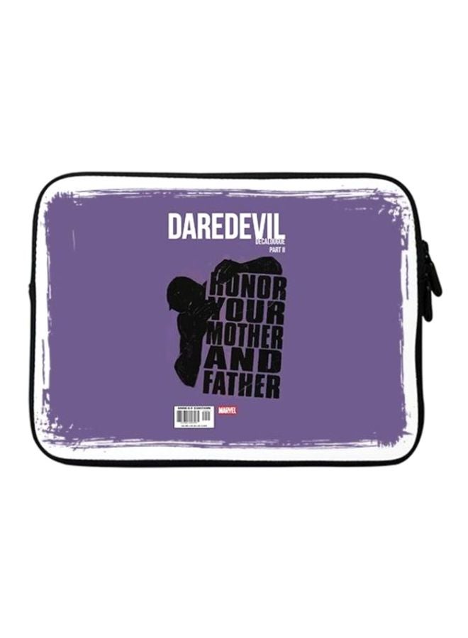 Stylizedd Premium Designer Sleeve With Strap For 15 Inch Laptops Daredevil Comic Cover - Image 1