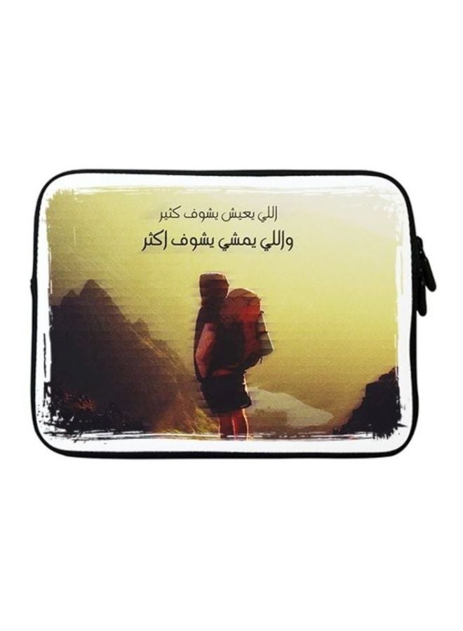 Stylizedd Premium Designer Sleeve With Strap For 15-Inch Laptop Walk further - Image 1