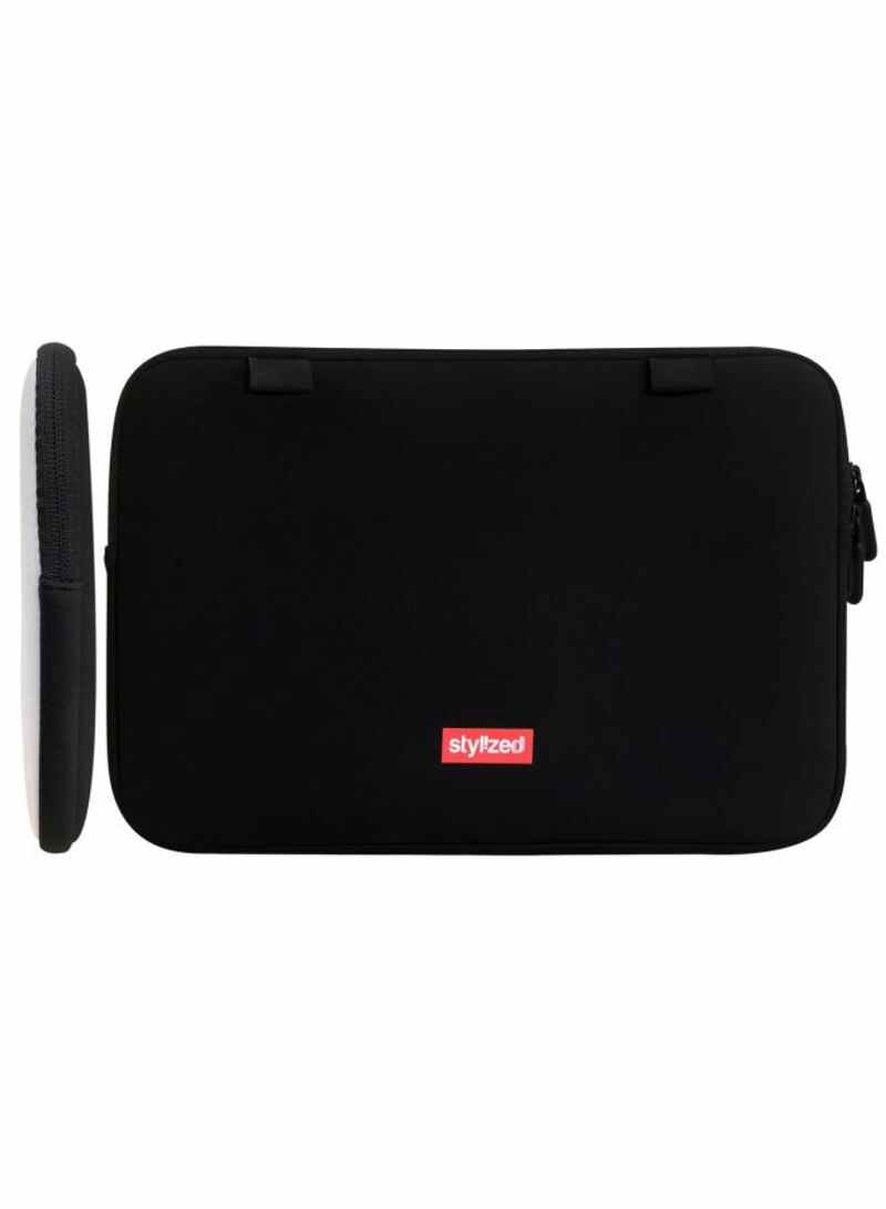 Stylizedd Premium Designer Sleeve With Strap For 15-Inch Laptop Air, Water, Earth, Fire - Image 2