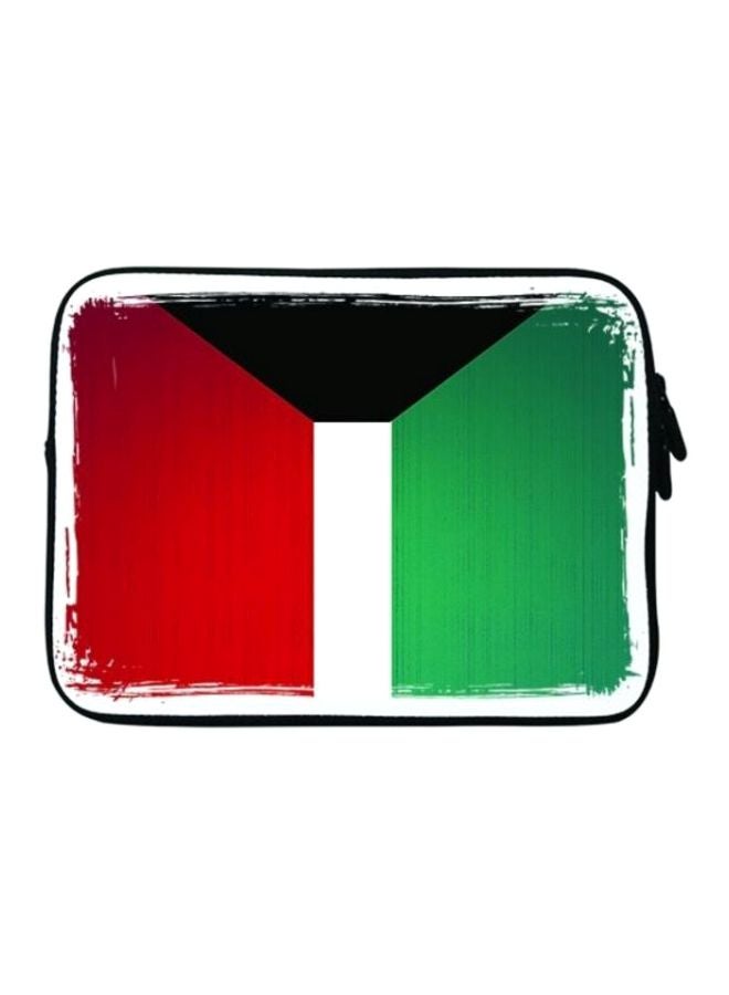 Stylizedd Designer Protective Sleeve With Strap For 12-Inch Laptop Flag of Kuwait  - Image 1