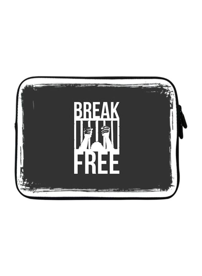 Stylizedd Designer Protective Sleeve With Strap For 15-Inch Laptop Break Free - Image 1