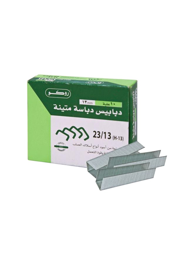 Half Strip Heavy Duty Staples Silver