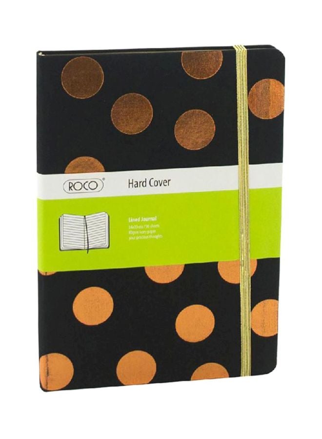 ROCO A5 Journal Notebook Black/Yellow