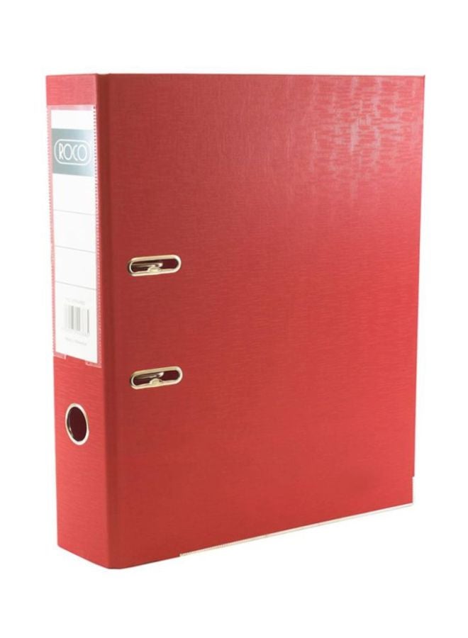 ROCO A4 Standard Box File Red