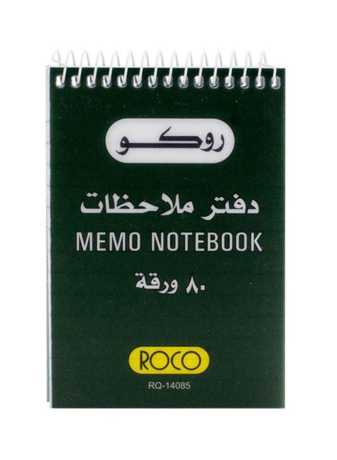 ROCO - A7 Memo Notebook Green - Image 1