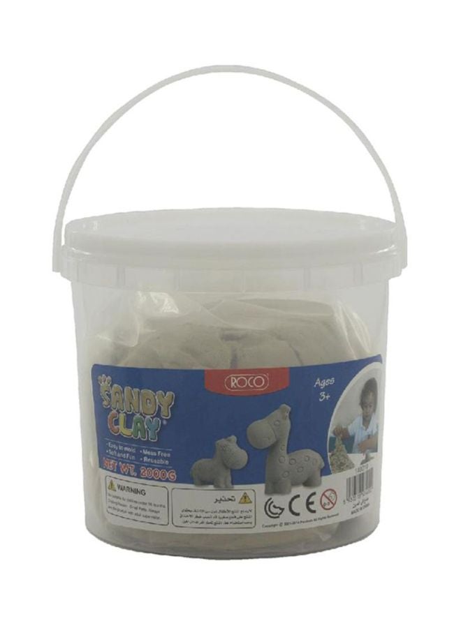 Easy To Mold Sandy Clay Grey