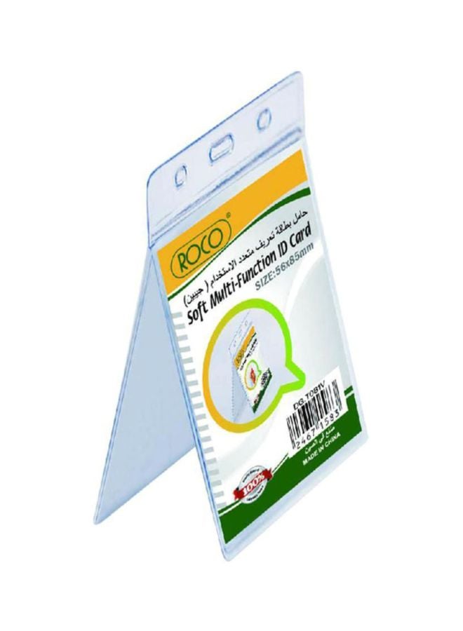 روكو حامل بطاقات هوية متعدد الوظائف شفاف