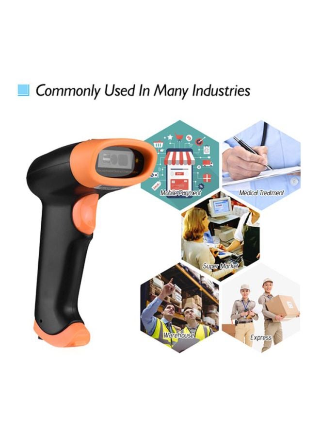 أيبيسي ماسح باركود لاسلكي أسود /برتقالي. - Image 3