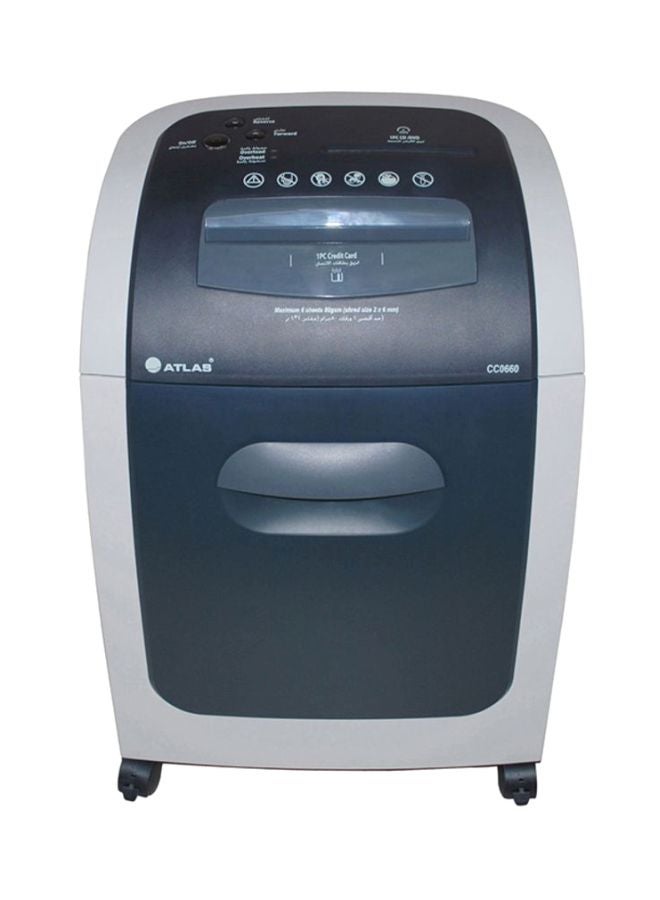 ATLAS Micro Cross Heavy Duty Shredder White/Black  - Image 1