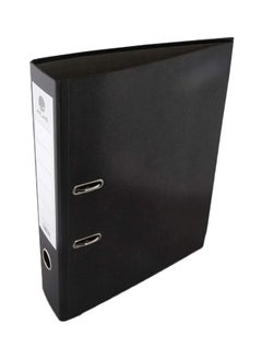ATLAS Lever Arch File Folder Black/Silver  - Image 1