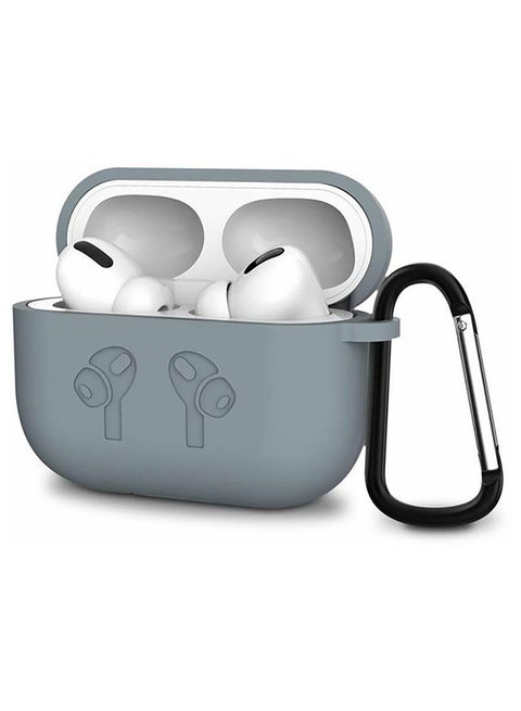 Protective Silicone Case For Apple AirPods Pro with Hook Dark Grey