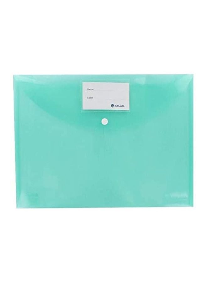 ATLAS - Document Bag With Name Card Green - Image 1