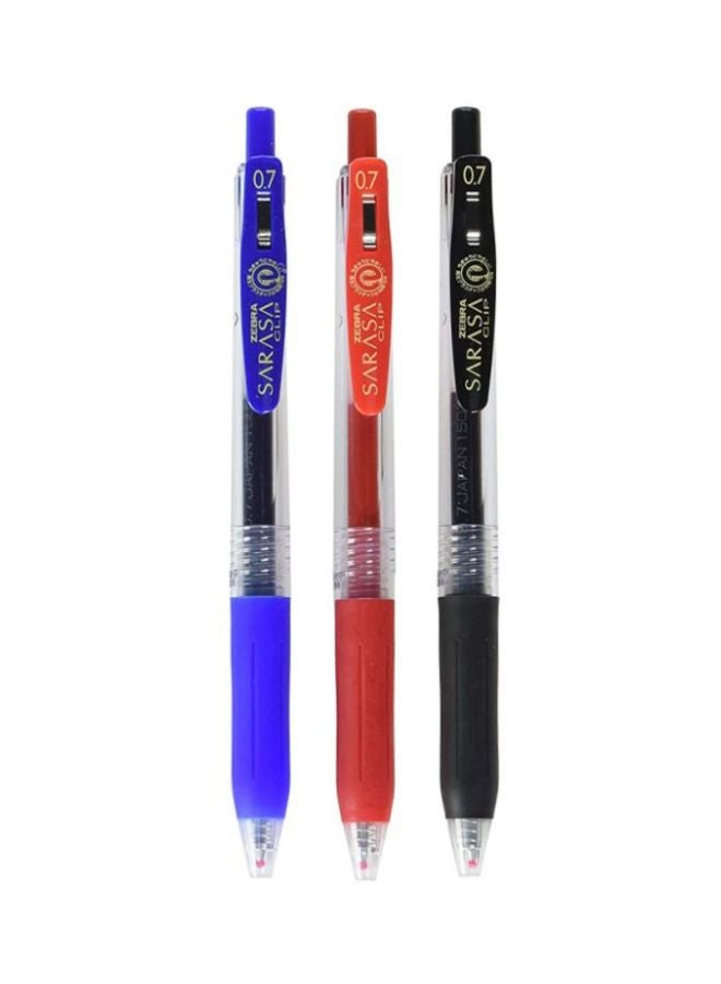 ZEBRA 5-Piece Sarasa Clip Gel-Ink Pen Set Multicolour - Image 2