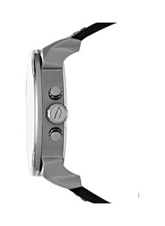 DIESEL Men's Mr. Daddy 2.0 Round Shape Leather Band Analog Wrist Watch 57 mm - Black - DZ7348  - Image 3