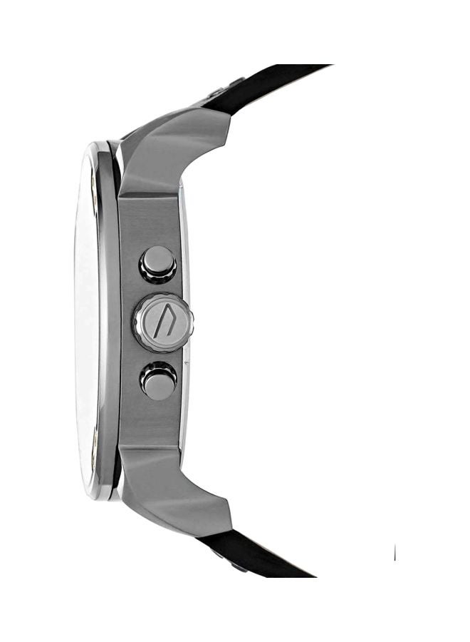 DIESEL - Men's Mr. Daddy 2.0 Round Shape Leather Band Analog Wrist Watch 57 mm - Black - DZ7348 - Image 1