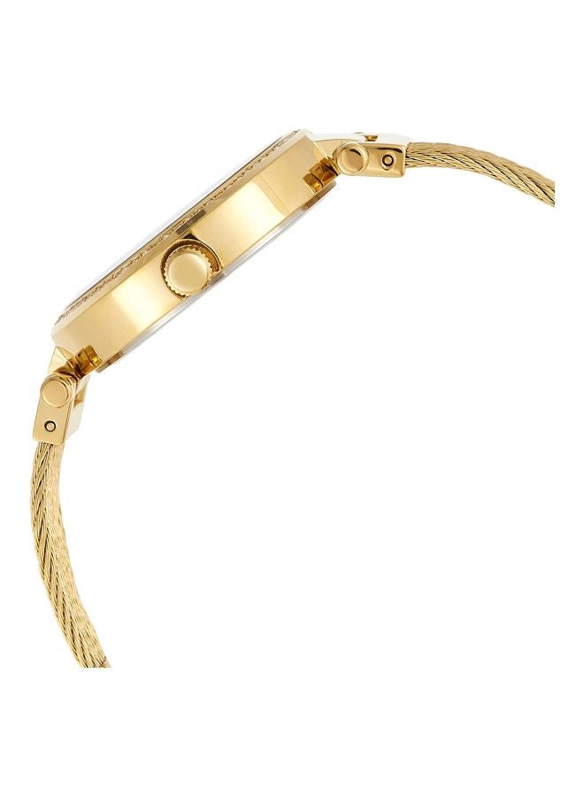 GUESS Women's Water Resistant Analog Watch W0638L2 - 37 mm - Gold - Image 3