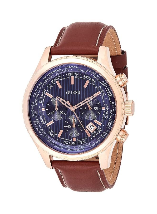 GUESS men Water Resistant Analog Watch W0500G1 - Image 1