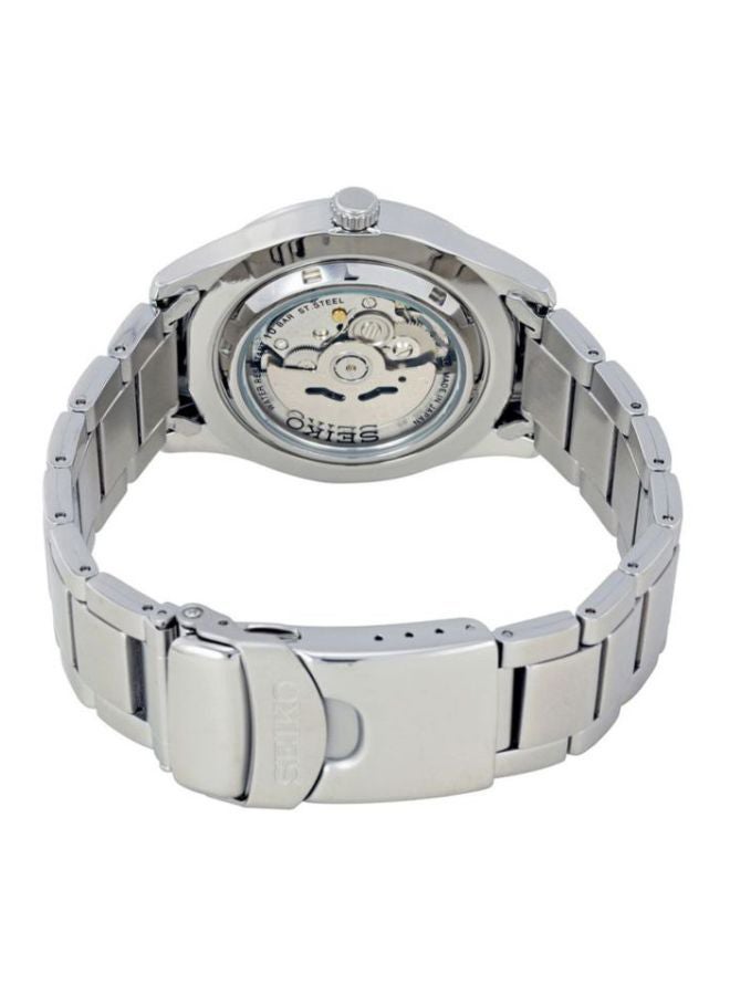 Seiko Men's 5 Sports Round Shape Stainless Steel Analog Wrist Watch 42 mm - Silver - SNZG13J1 - Image 2