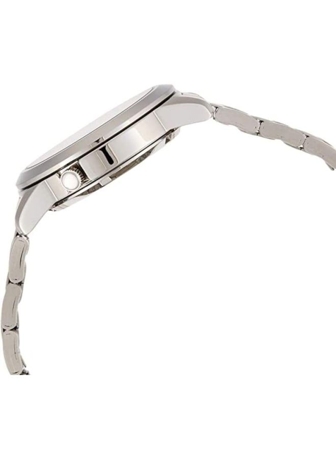 Seiko - Men's Series 5 Round Shape Stainless Steel Analog Wrist Watch 38 mm - Silver - SNXS79J1 - Image 1