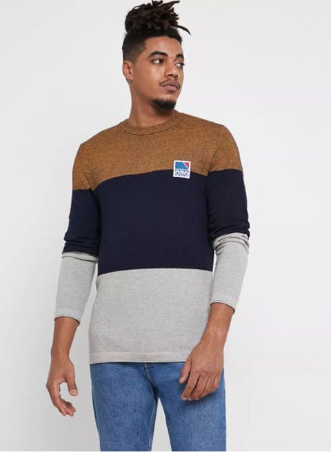 Flash Colorblock Sweater Multicolour