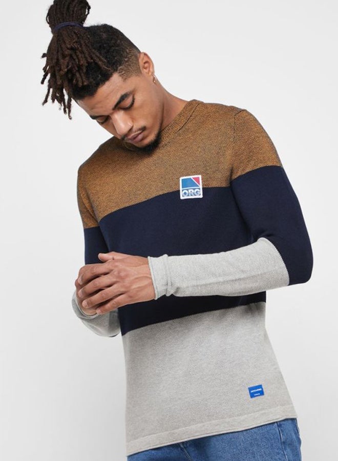 Flash Colorblock Sweater Multicolour