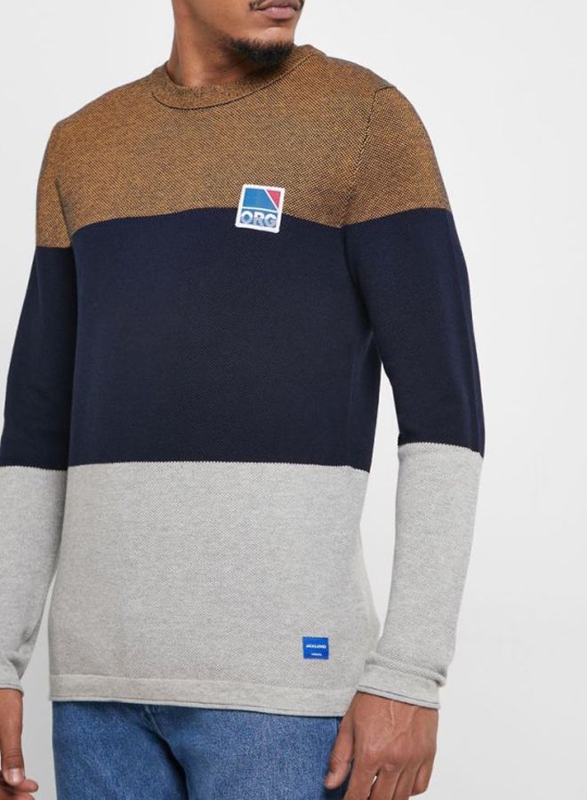 Flash Colorblock Sweater Multicolour