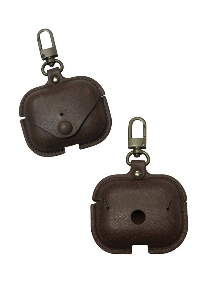 INEIX Protective Case Cover For Apple AirPods Pro Dark Brown  - Image 4