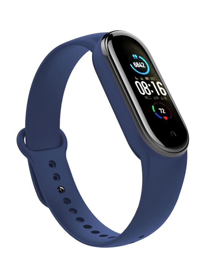INEIX Replacement Strap For Xiaomi Mi Band 5 Dark Blue - Image 2