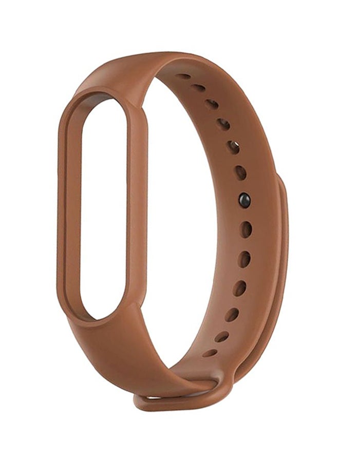 INEIX Replacement Strap For Xiaomi Mi Band 5 Brown - Image 1