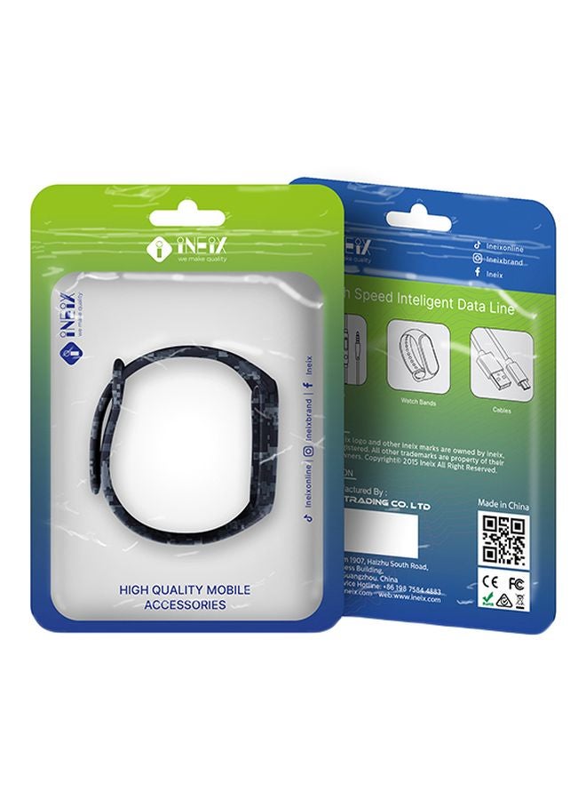 INEIX - Replacement Strap For Xiaomi Mi Band 5 Camouflage - Image 1