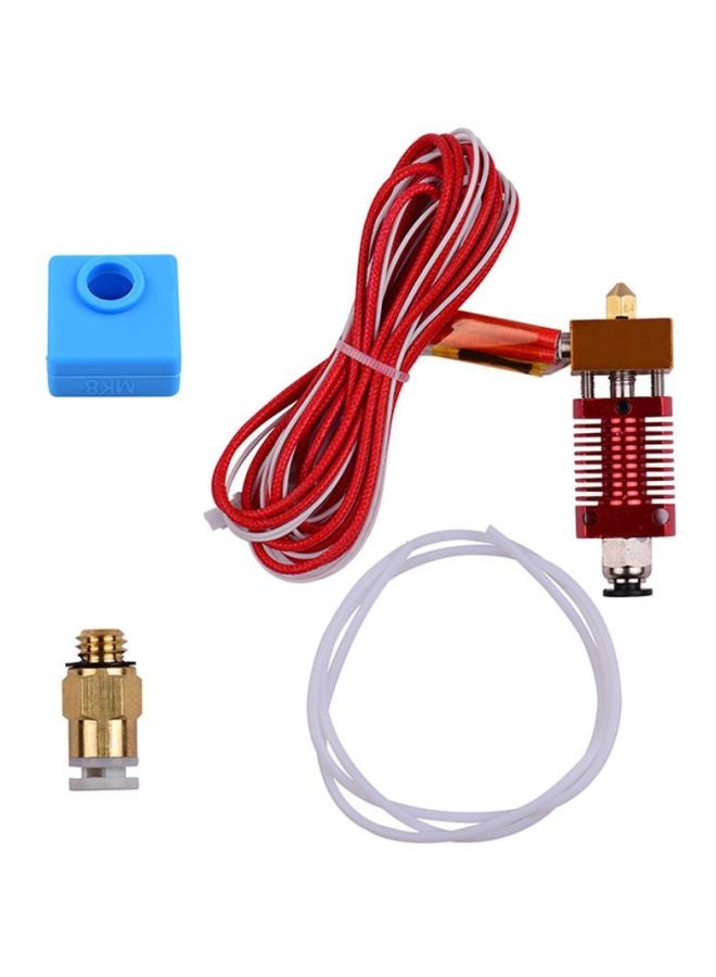 Aibecy Metal Hotend Extruder Kit Red/White/Blue - Image 1