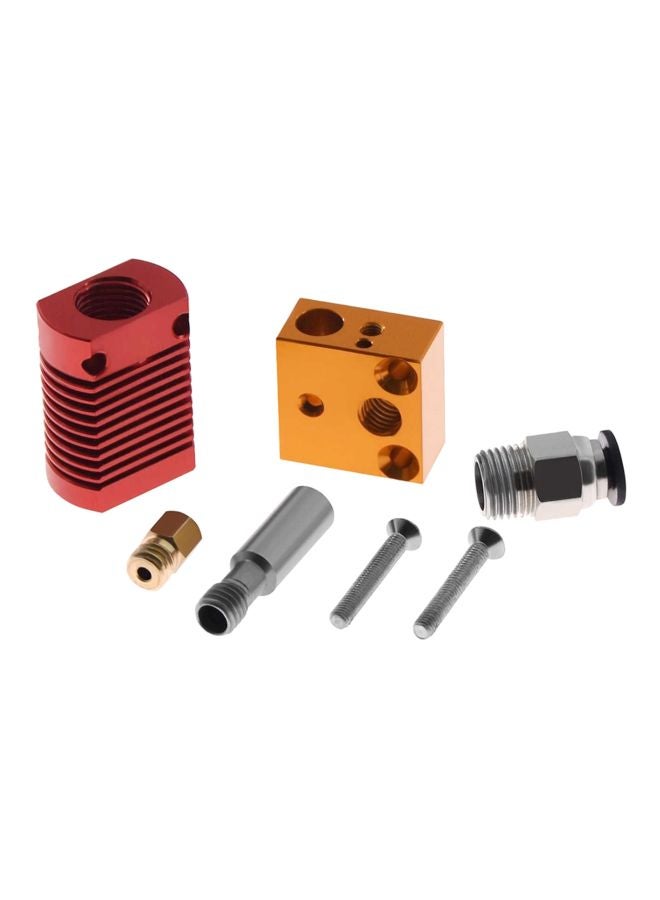 Aibecy Metal Hotend Extruder Kit Red/White/Blue - Image 3