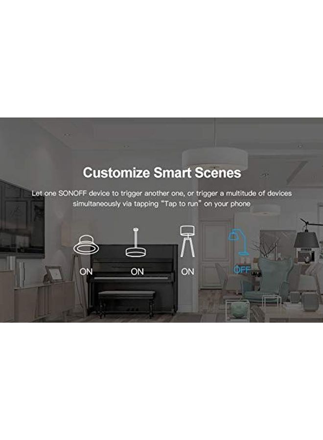 Mini Wifi Smart Switch Remote Control White