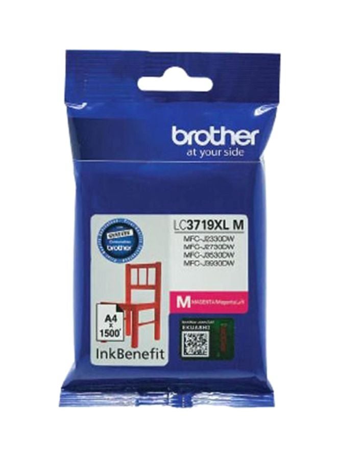 brother LC3719XL M - Magenta Ink Cartridge Replacement (Inkjet) - 1500 Pages Black  - Image 1