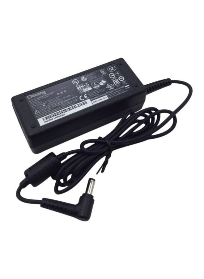 Toshiba Replacement AC Adapter For Toshiba Satellite Laptop Black - Image 1