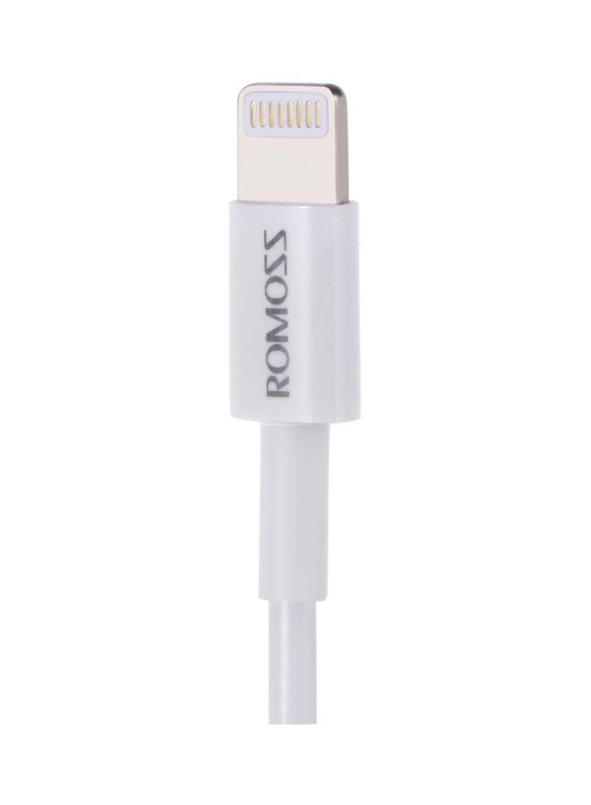 روموس كابل شحن ومزامنة USB مرخص لأجهزة آيفون وفق المعيار MFi أبيض  - Image 5