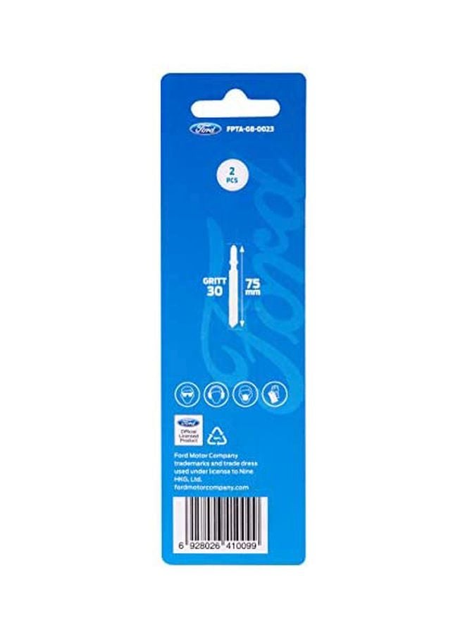 Ford Pack Of 2 Ceramic Jigsaw Blades Black - Image 2