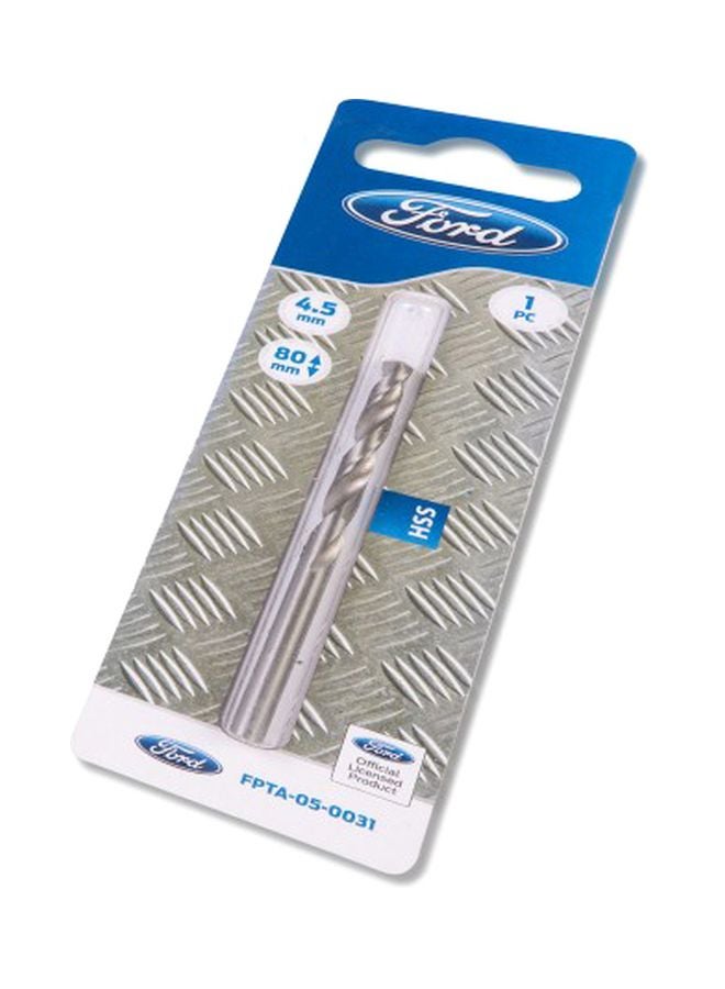 Ford HSS Metal Drill Bit Silver 80x4.5mm - Image 2
