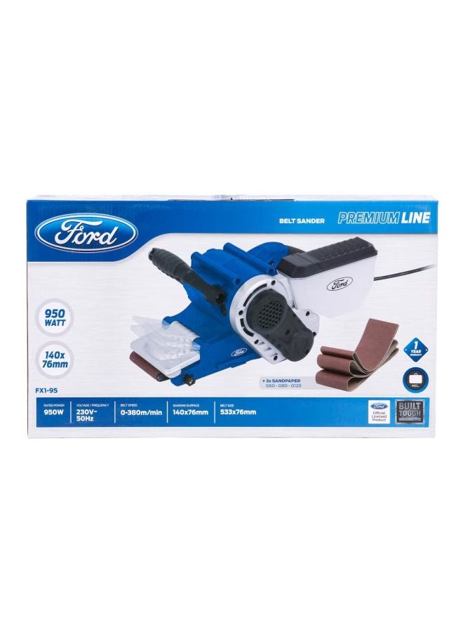 Ford Electric Belt Sander White/Black/Blue  - Image 5