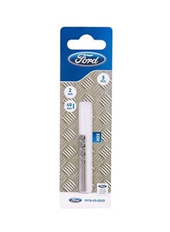 Ford 3-Piece HSS Metal Drill Bits Set Silver  - Image 1