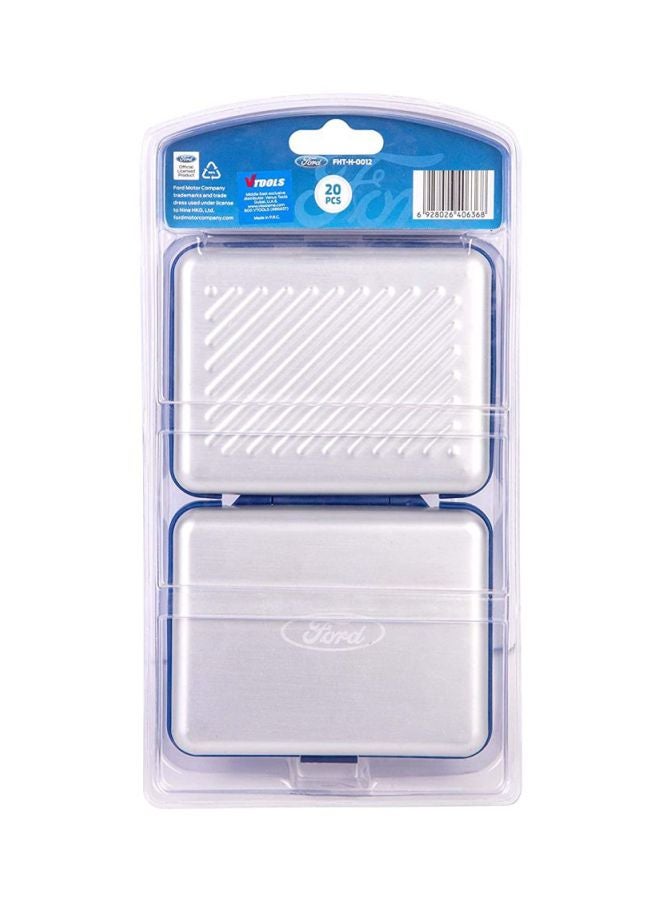 20-Piece Sockets And Bits Set Blue