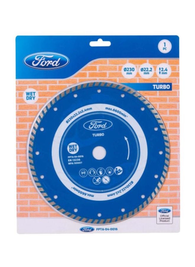 Ford Turbo Diamond Disc Blue/Silver