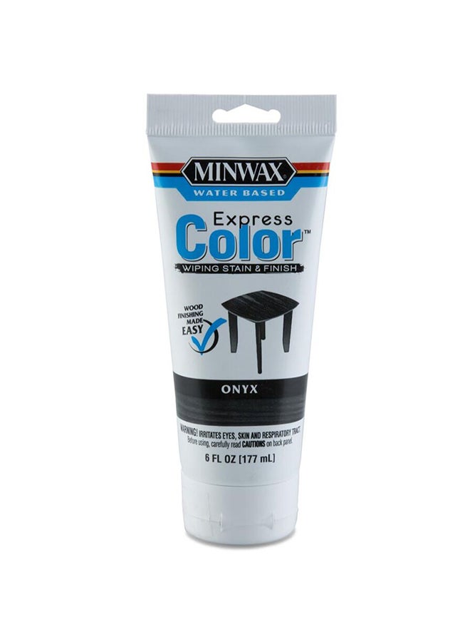 Minwax - Express Color Wiping Stain And Finish Onyx 177ml - Image 1