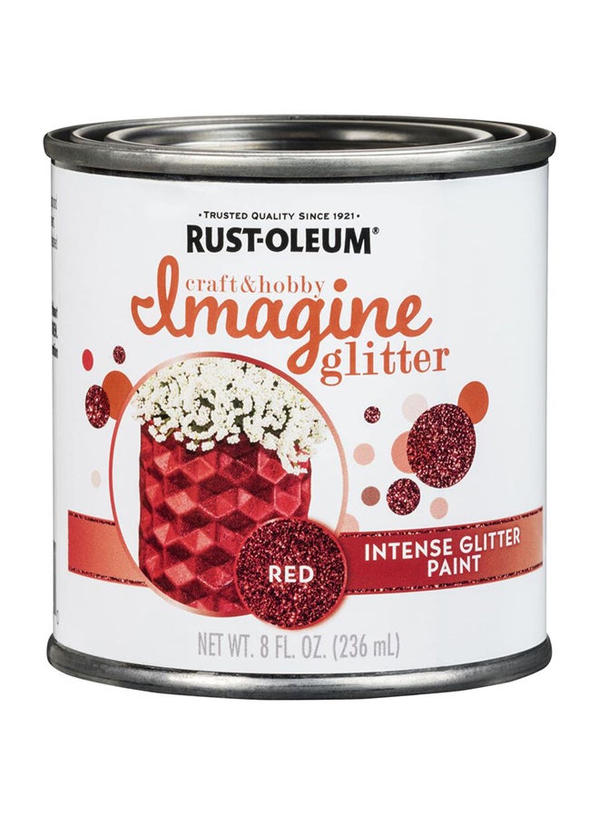 رست أوليوم طلاء إيماجين اللامع للحرف والصناعات اليدوية أحمر