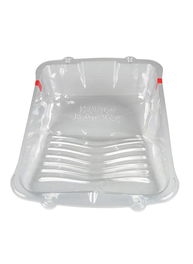 3-Piece Paint Pail Tray Liners Clear 0.5kg